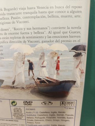 Muerte en Venecia DVD (Luchino Visconti)