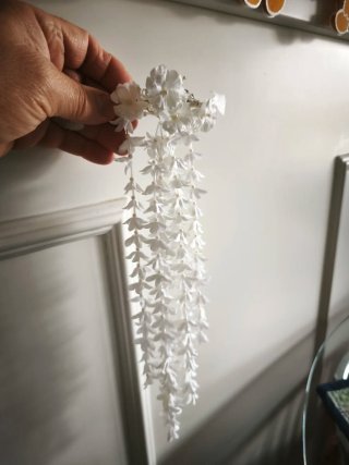Tocado y guantes comunión blanco