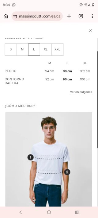 Camisa Lino Rayas Azul Talla L Massimo Dutti