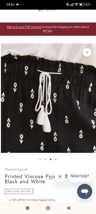 Pantalón Viscosa Estampado Women'secret