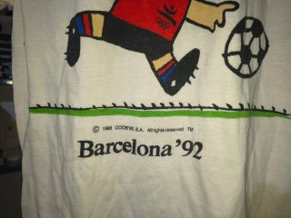 Camiseta Vintage Cobi Barcelona '92 Original
