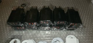 Lotto 10 Caricatori + 10 Cavi USB-C 2 Metri