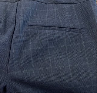 Pantalones de vestir cuadros azules
