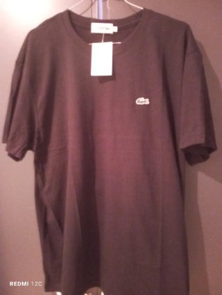 Camiseta Lacoste Negra Talla L