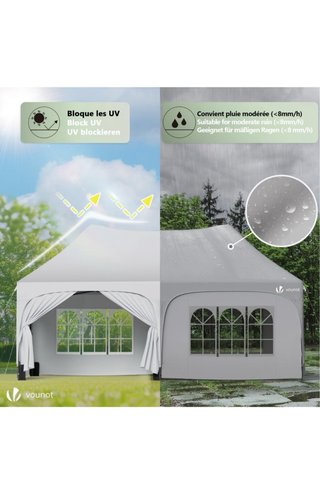 Carpa Pabellón Vounot 3x6m Impermeable