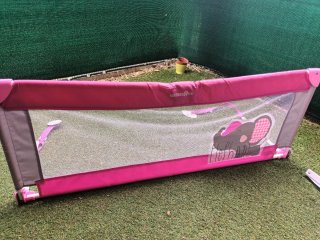 Barrera de Cama Infantil Elefante Rosa