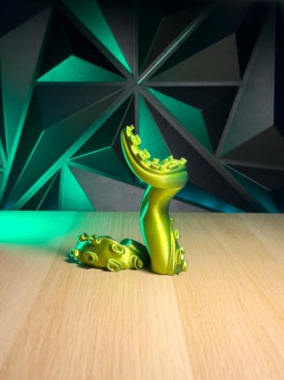 Peça Impressão 3D Tentáculo Verde