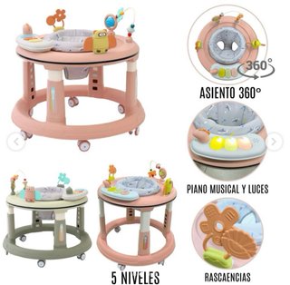 Andador bebé 5 niveles musical