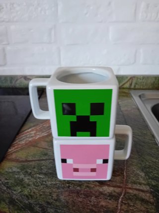 Set 2 tazze Minecraft