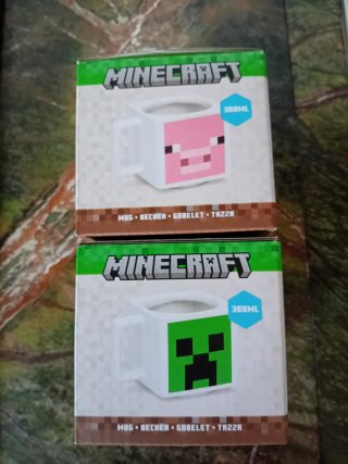 Set 2 tazze Minecraft