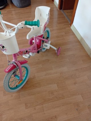 Bicicleta Infantil Minnie Rosa