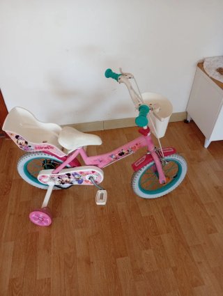 Bicicleta Infantil Minnie Rosa