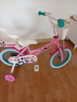 Bicicleta Infantil Minnie Rosa