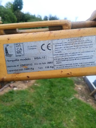 Horquilla para palets