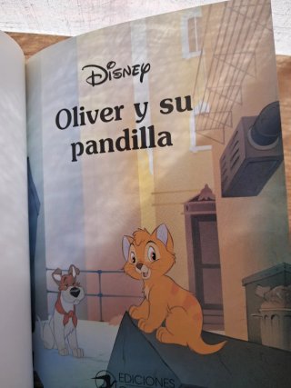 Libro Disney Oliver Y Su Pandilla