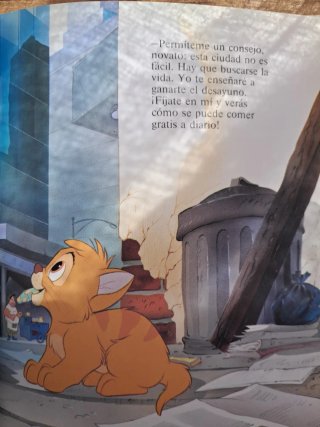 Libro Disney Oliver Y Su Pandilla
