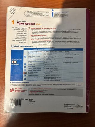 libro di inglese Take Action! in ottime condizioni