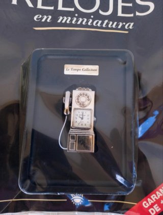 Reloj de mesa teléfono Le Temps