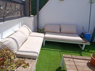 Conjunto de jardín de madera