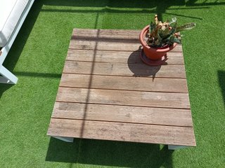 Conjunto de jardín de madera