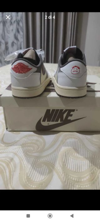 Nike Air Jordan 1 Brown/White Tg 42.5