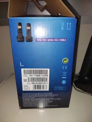 Teléfonos Inalámbricos Panasonic Negro