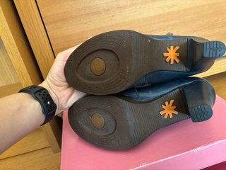 Zapatos tacón azul talla 37