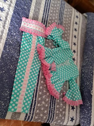 Traje de flamenca lunares para niña de 9 año