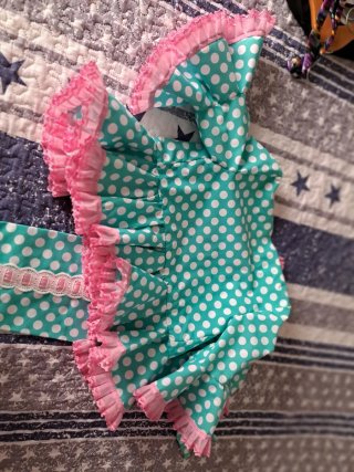 Traje de flamenca lunares para niña de 9 año