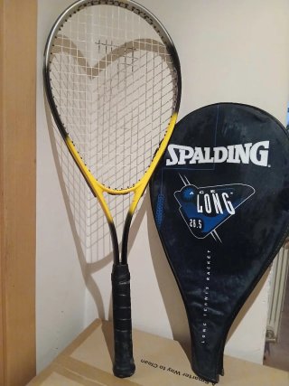 Raqueta de tenis Spalding Ace Long con funda