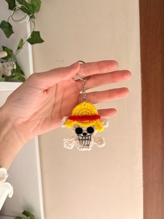 Pack 3 Llaveros One Piece a crochet