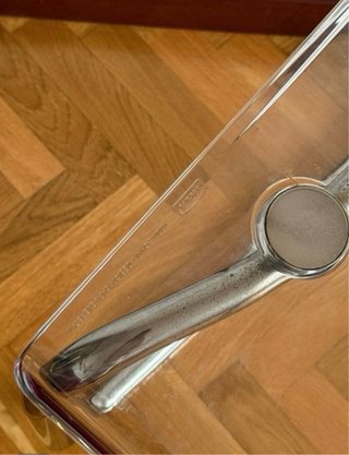 Silla IKEA Tobias Transparente/Cromado