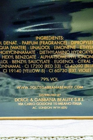 K by Dolce&Gabbana Uomo EDT 50ml Nuovo Originale