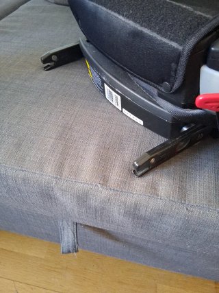 Silla coche Isofix negra