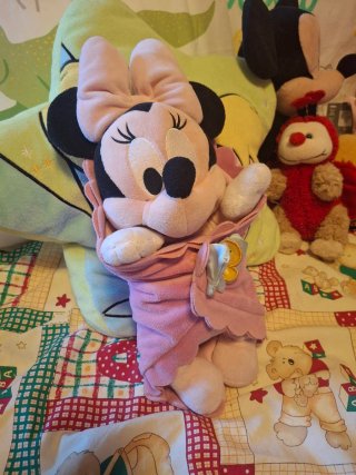 Peluche Minnie Bebé Rosa