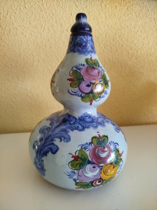 Botijo Portugués Decorado Flores