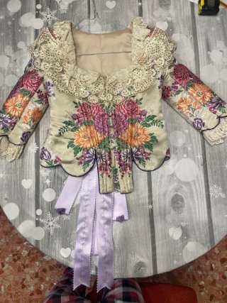 Traje de Fallera color champany claro, adolescente