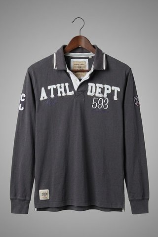 Polo Rugby Vintage Angelo Litrico Talla L