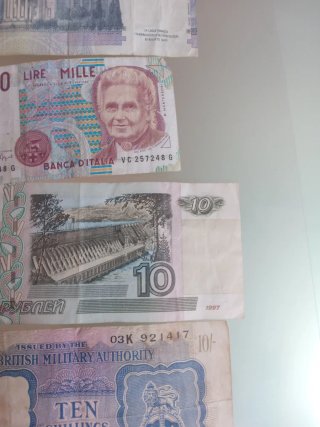 Lotto Banconote Italiane e Russe