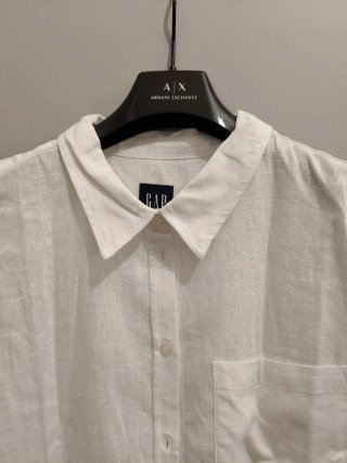 Camicia bianca GAP in misto lino