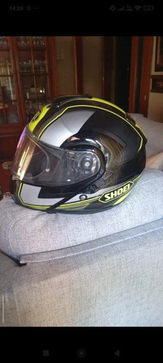 Casco Shoei Modular Aventura Visera Negra/Amarilla