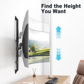 Soporte Dual Monitores Pared Vertical 57plg NUEVO