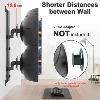 Soporte Dual Monitores Pared Vertical 57plg NUEVO