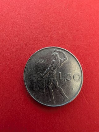 50 Lire Vulcano 1956