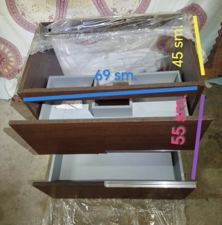 Mueble de baño nuevo madera y metal