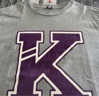 Camiseta Kenzo gris y morada