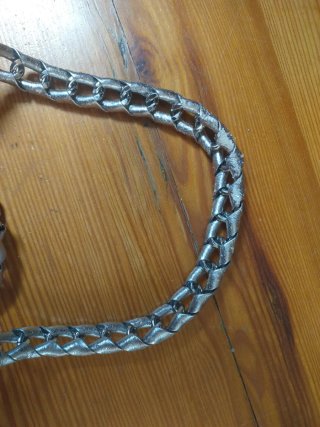 Borsa donna argento effetto metallo