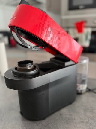 Cafetera Nespresso Vertuo POP Roja KRUPS capsulas