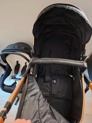 Carrito Bebé 3 en 1 Plegable Portátil
