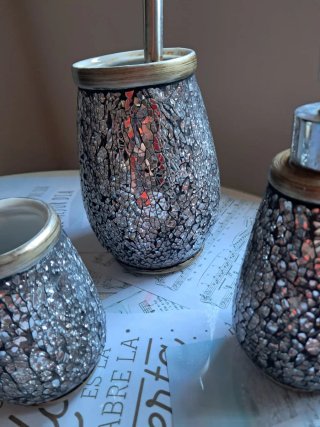 Set Accesorios Baño Mosaico